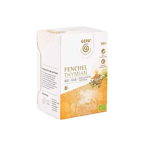 GEPA Bio Fenchel Thymian Tee, 20 Teebeutel von GEPA