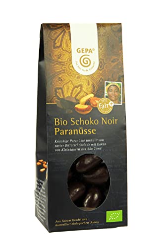 GEPA Bio Schoko Paranüsse 1 Karton (10 x 100g) von GEPA