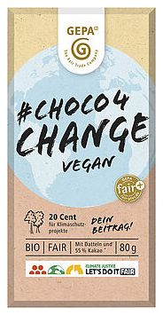GEPA Bio Schokolade #Choco4Change Vegan von GEPA