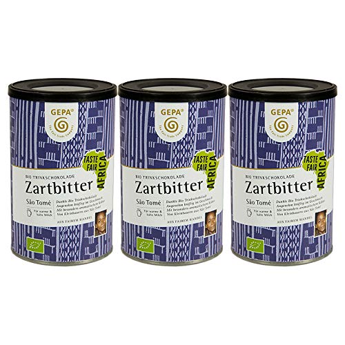 GEPA - Bio Trinkschokolade Zartbitter, 3er Pack von GEPA