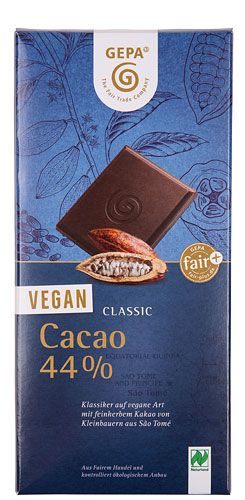 GEPA vegane Bio Schokolade 44% Cacao von GEPA