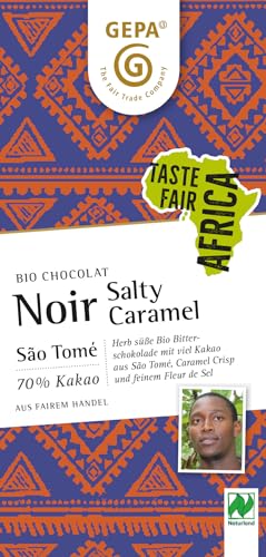 Bio Chocolat Noir Salty Caramel NL von GEPA