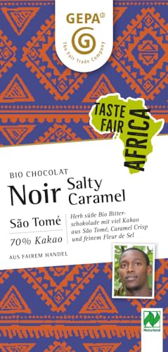 Bio Chocolat Noir Salty Caramel NL 1 x 80 gr von GEPA