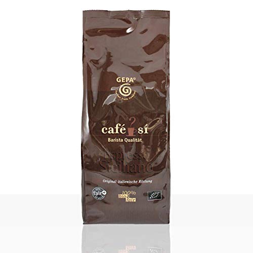 Gepa Cafe Si Espresso Siciliano - 1kg ganze Kaffee-Bohne von GEPA