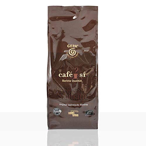 Gepa Cafe Si Espresso Siciliano - 4 x 1kg Kaffeebohnen von GEPA