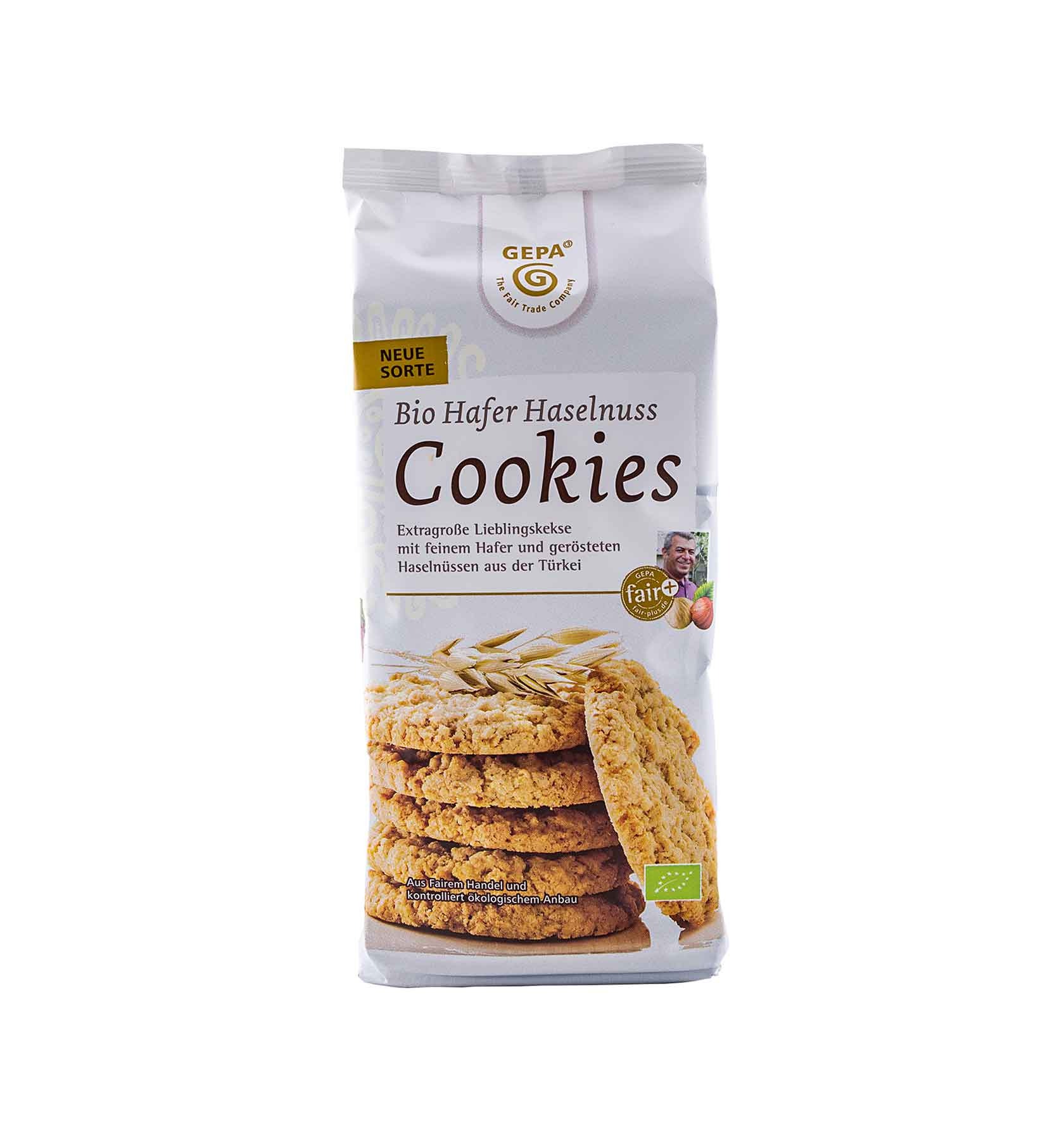 Bio Hafer Haselnuss Cookies von GEPA