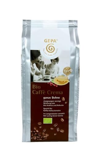 Kaffee bio & fair, Ganze Bohne, Kaffeebohnen, bio&fair Caffé Crema Kaffee bio & fair, Ganze Bohne, Kaffeebohnen, bio&fair Caffé Crema von GEPA