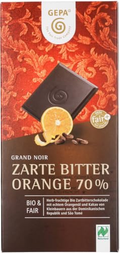 Zarte Bitter Orange 70% 6 x 100 gr Zarte Bitter Orange 70% 6 x 100 gr von GEPA