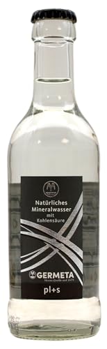 Germeta pl+s natürliches Mineralwasser mit Kohlensäure, 20er Pack (20 x 0.25 l) MEHRWEG von GERMETA