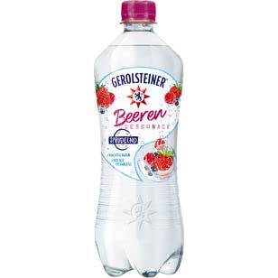 GeRo Gerolsteiner Fruity Beere Aromatisiertes Wasser, 6er Pack (6 x 0.75 l) EINWEG von GERO