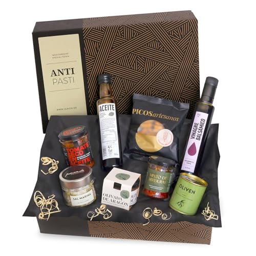 Antipasti | Vegane Delikatessen-Präsentbox | Mediterran Genießen mit Antipasti, nativem Olivenöl Extra, Balsamico & Meersalz | Leckere Geschenkidee von GESCHENKVOLL Antipasti | Vegane Delikatessen-Präsentbox | Mediterran Genießen mit Antipasti, nativem Olivenöl Extra, Balsamico & Meersalz | Leckere Geschenkidee von GESCHENKVOLL von GESCHENKVOLL