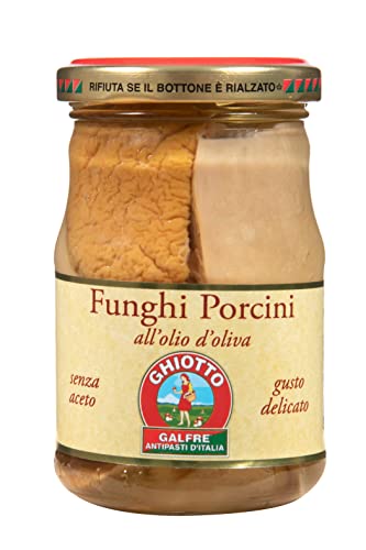 Ghiotto, Galfré Antipasti d'Italia, Steinpilze „Zartschmeckend“, Dampfgegart ohne Essig, ideal für Vorspeisen, Aperitifs und erste Gänge, 6x190 g-Format Ghiotto, Galfré Antipasti d'Italia, Steinpilze „Zartschmeckend“, Dampfgegart ohne Essig, ideal für Vorspeisen, Aperitifs und erste Gänge, 6x190 g-Format von GHIOTTO GALFRE' ANTIPASTI D'ITALIA