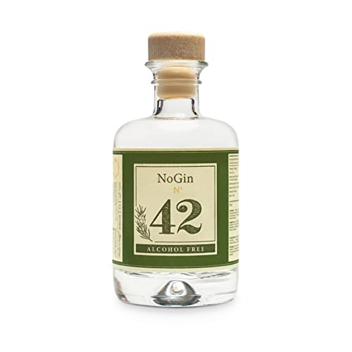 NoGin 42 | 50 ml - Gin Miniaturflaschen l Alkoholfreie mini Gin Alternative in kleinen Flaschen | Zuckerfrei | Perfekt als Gin Geschenkset | Mini Gin Flaschen NoGin 42 | 50 ml - Gin Miniaturflaschen l Alkoholfreie mini Gin Alternative in kleinen Flaschen | Zuckerfrei | Perfekt als Gin Geschenkset | Mini Gin Flaschen von GIN 42