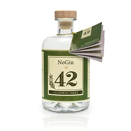 NoGin 42 - Die alkoholfreie Gin Alternative mit original Gin 42 Gewürzen | Zuckerfrei | Perfekter Begleiter für alkoholfreie Cocktails | Perfect Serve mit Thomas Henry Tonic Water von GIN 42