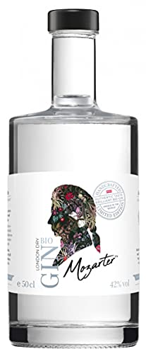 Mozarter London Dry Bio Gin (1 x 0,5l) Flasche - Der alpenfrische Mozarter Bio-Gin aus dem Salzburger Seenland von GIN