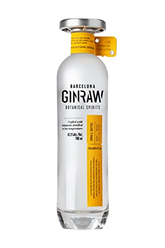 GINRAW mit 42% vol. | Moderner Gin aus Barcelona | Premium-Gin in einzigartigem Design (1 x 0,7l) von GINRAW