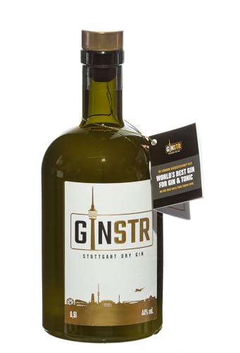 GINSTR - Stuttgart Dry Gin 44% vol (1 x 0.5 l) von Ginstr