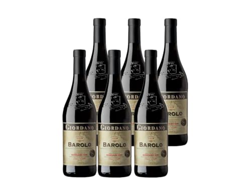 GIORDANO VINI Barolo DOCG Wein 2019 – Hochwertiger, strukturierter und eleganter Rotwein, Piemont, 14,5% vol. Karton mit 6 Flaschen à 75 cl GIORDANO VINI Barolo DOCG Wein 2019 – Hochwertiger, strukturierter und eleganter Rotwein, Piemont, 14,5% vol. Karton mit 6 Flaschen à 75 cl von Giordano