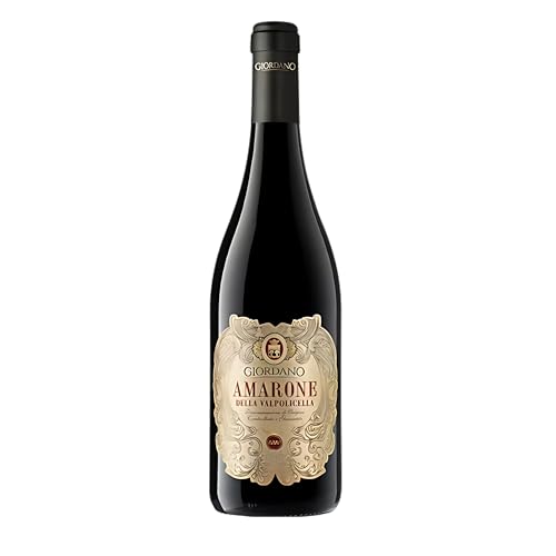 GIORDANO VINI Wein Amarone Rotwein della Valpolicella DOCG 2020 - Hochwertiger Rotwein, Weich und Kräftig im Geschmack, Venetien, 15% vol., 1 Flasche à 75cl GIORDANO VINI Wein Amarone Rotwein della Valpolicella DOCG 2020 - Hochwertiger Rotwein, Weich und Kräftig im Geschmack, Venetien, 15% vol., 1 Flasche à 75cl von Giordano