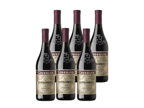 GIORDANO VINI Wein Barbaresco DOCG 2019 - Eleganter und Raffinierter Rotwein, Ideal für besondere Abendessen, Piemont, 13,5% vol. Karton mit 6 Flaschen à 75 cl GIORDANO VINI Wein Barbaresco DOCG 2019 - Eleganter und Raffinierter Rotwein, Ideal für besondere Abendessen, Piemont, 13,5% vol. Karton mit 6 Flaschen à 75 cl von Giordano