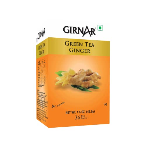 Girnar Green Tea Ginger 36 Tea Bags von GIRNAR