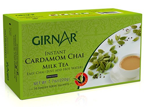 Girnar Instant Chai Premix mit Kardamom, 10 Beutel von Girnar von GIRNAR