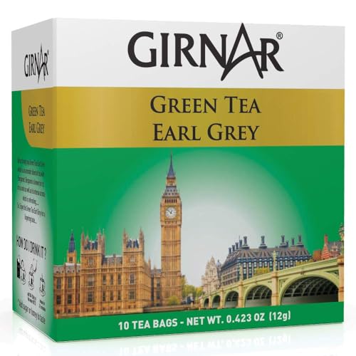 Girnar earl grey green tea (10 teebeutel) von GIRNAR