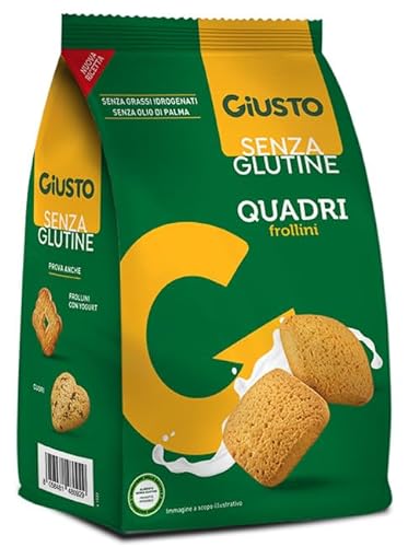 Farmafood Giusto Senza Glutine Quadri Frollini 200 G von GIUSTO
