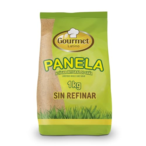 Panela Pulver - 1 kg - Reich an Vitaminen und Mineralstoffen - Hilft, deine körperliche Leistungsfähigkeit zu verbessern - Unraffinierter Vollrohrzucker - Ideal für Backwaren - Gourmet Latino Panela Pulver - 1 kg - Reich an Vitaminen und Mineralstoffen - Hilft, deine körperliche Leistungsfähigkeit zu verbessern - Unraffinierter Vollrohrzucker - Ideal für Backwaren - Gourmet Latino von Gourmet Latino