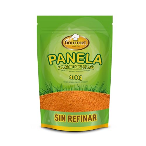 Pulverisierte Panela - 400 g - Reich an Vitaminen und Mineralstoffen - Hilft, deine körperliche Leistungsfähigkeit zu verbessern - Unraffinierter Vollrohrzucker - Ideal für Backwaren - Gourmet Latino Pulverisierte Panela - 400 g - Reich an Vitaminen und Mineralstoffen - Hilft, deine körperliche Leistungsfähigkeit zu verbessern - Unraffinierter Vollrohrzucker - Ideal für Backwaren - Gourmet Latino von Gourmet Latino