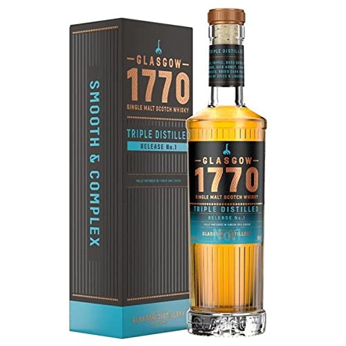 GLASGOW DISTILLERY 1770 SINGLE MALT SCOTCH WHISKY TRIPLE DISTILLED 50 CL von GLASGOW DISTILLERY