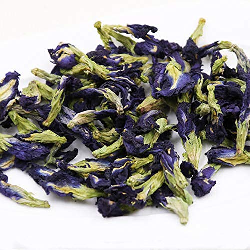GLORIOUS INHERITING / BAIGUZHENZHEN Asiatischer Ursprung duftend getrockneter blaue Iris Blume für Kräutertee mit Netzbeutel von 1,000 gramm von GLORIOUS INHERITING
