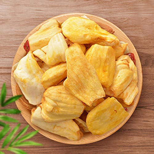 GLORIOUS INHERITING/BAIGUZHENZHEN Asiatischer Ursprung gefriergetrocknete Jackfrucht aus knusprigem Stück mit Netzbeutel von 1KGS / 1,000 gramm von GLORIOUS INHERITING