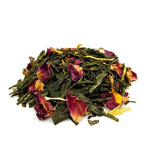 Glorious Inheriting grüner Tee gemischt mit getrocknete Chrysantheme und getrocknete Rosenblätter mit Netzbeutel von 1,000 gramm von GLORIOUS INHERITING