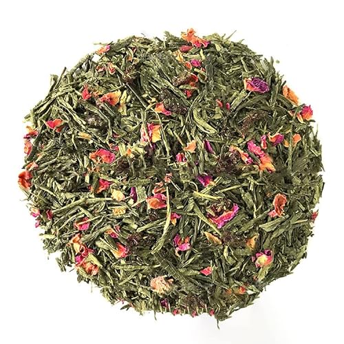 Glorious Inheriting grüner Tee gemischt mit getrocknete Cranberry und getrocknete Rosenblätter mit Netzbeutel von 1,000 gramm von GLORIOUS INHERITING