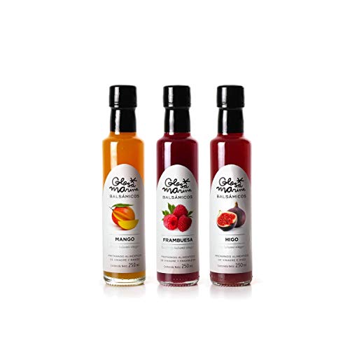 GLOSA MARINA 3er Paket *BALSAMICA DOS* Crema Balsámica Mango, Himbeere und Feige (3 x 250ml) von GLOSA MARINA