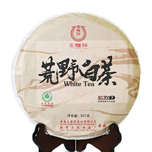 Puerh Tea - Raw Pu erh Tee Cake 357g / 12.59oz 2017 Year Ecology Wild Moonlight Beauty White - Pu erh Tea Puer Tea Pu'er Tea - Yunnan Pu-erh Tee Chinese Tea von GOARTEA