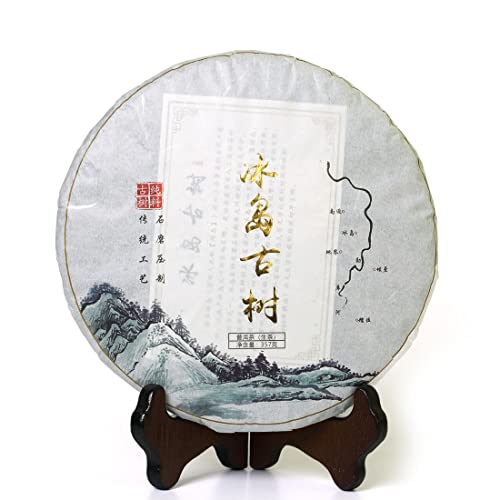 Puerh Tea - Raw Pu erh Tee Cake 357g / 12.59oz 2020 Year 357g Iceland Spring Bingdao Ancient Tree - Pu erh Tea Puer Tea Pu'er Tea - Yunnan Pu-erh Tee Chinese Tea von GOARTEA