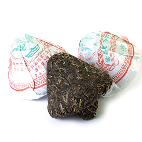 Puerh Tea - Raw Pu erh Tee Cake 4Pcs 250g / Total 35.2oz 2008 Year Lucky Dragon Mushroom Shaped - Puerh Tuocha - Pu erh Tea Puer Tea Pu'er Tea - Yunnan Pu-erh Tee Chinese Tea von GOARTEA