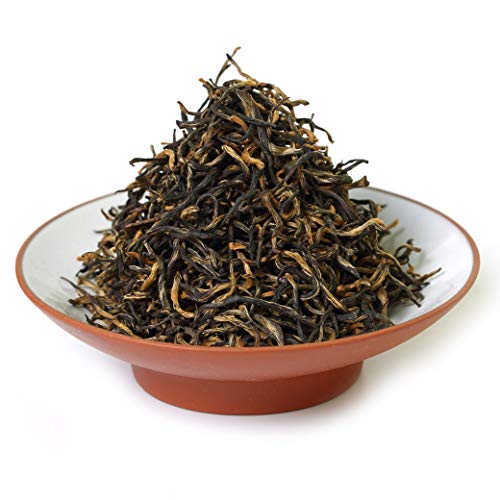GOARTEA Schwarzer Tee 100g / 3.5oz Premium Grade Lapsang Souchong Tea Loose Leaf Chinese Black Tea Schwarztee - Golden Buds/No Smoky Taste von GOARTEA