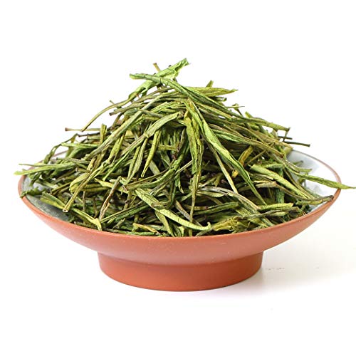 GOARTEA 100g (3.5 Oz) Supreme Organic Anji An ji Bai Pian White Slice Loose Spring Leaf Chinese GREEN TEA Tee von GOARTEA