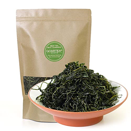 GOARTEA 100g (3.5 Oz) Supreme Organic Small leaf Kuding " Qing Shan Lu Shui " Bitter Herbal Chinese Green Tea Tee von GOARTEA