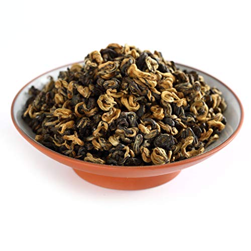 GOARTEA 100g (3.5 Oz) Supreme Organic Yunnan FengQing Golden Bud Snail Dian Hong Chinese Black Tea tee von GOARTEA