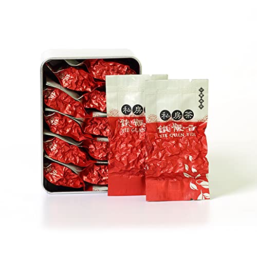 GOARTEA 10Pcs*8g Organic Top Grade Fujian Anxi High Mount. Tie Guan Yin Tieguanyin Iron Goddess Chinese Oolong Tea Tee GOARTEA 10Pcs*8g Organic Top Grade Fujian Anxi High Mount. Tie Guan Yin Tieguanyin Iron Goddess Chinese Oolong Tea Tee von GOARTEA