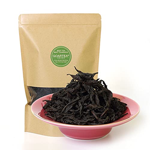 GOARTEA 250g / 8.8oz Nonpareil Supreme Fujian Wuyi Da Hong Pao Tee Dahongpao Big Red Robe Rock Loose Leaf Chinese Oolong Tea von GOARTEA