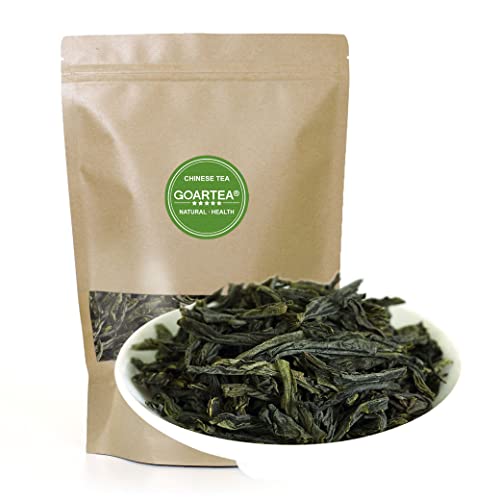 GOARTEA 250g (8.8 Oz) Premium AnHui Organic Spring Melon Slice * Liu An Gua Pian LiuAnGuaPian Spring Chinese Green Tea Tee von GOARTEA