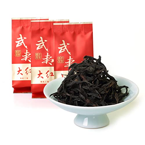 GOARTEA 25Pcs 8g Supreme Fujian Wuyi Da Hong Pao Tee Dahongpao Big Red Robe Rock Loose Leaf Chinese Oolong Tea von GOARTEA