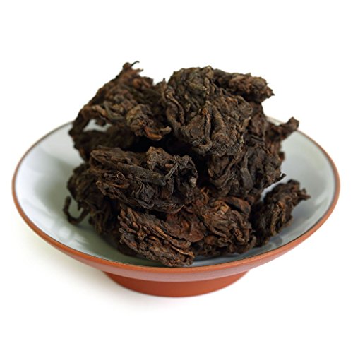 GOARTEA Puerh Tea - Ripe Pu erh Tee Cake 500g / 17.6oz 2005 Year Supreme Aged Natural - Puerh Tuocha Head - Pu erh Tea Puer Tea Pu'er Tea - Yunnan Pu-erh Tee - Chinese Tea von GOARTEA