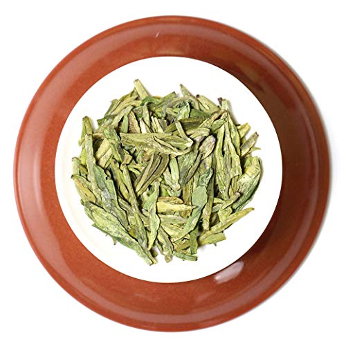 GOARTEA 500g (17.6 Oz) Supreme Organic Anji Bai Cha Long Jing White Dragon Well Loose Spring Leaf Chinese GREEN TEA Tee von GOARTEA