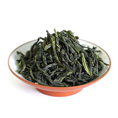 GOARTEA 50g (1.76 Oz) Supreme AnHui Organic Spring Melon Slice * Liu An Gua Pian LiuAnGuaPian Spring Chinese Green Tea Tee von GOARTEA